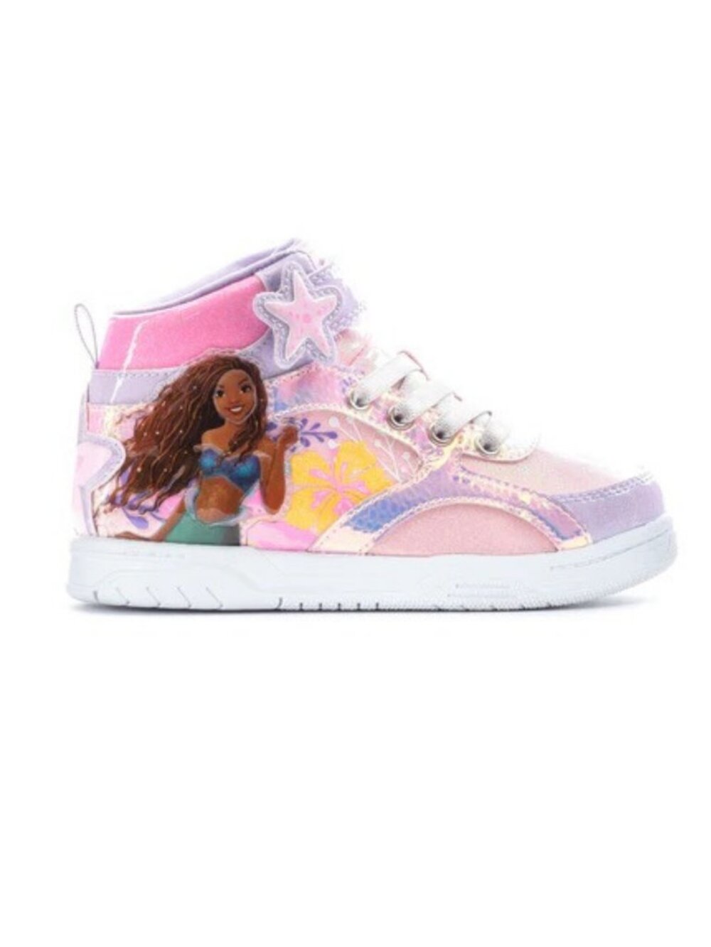 Disney Little Mermaid High Top Sneaker Kids Shoes 12